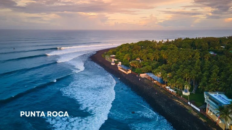 Surfer in El Salvador